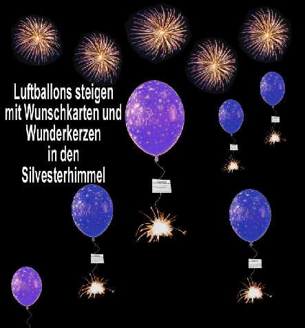 Luftballons-steigen-mit-Wunschkarten-im-Silvesterhimmel