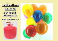 Ballongas Luftballons Kristall