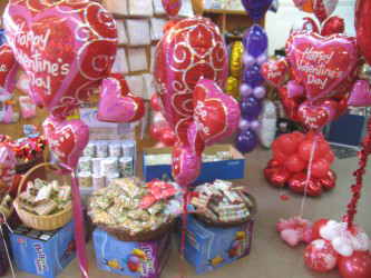Ballonsupermarkt Valentinstag Ballons